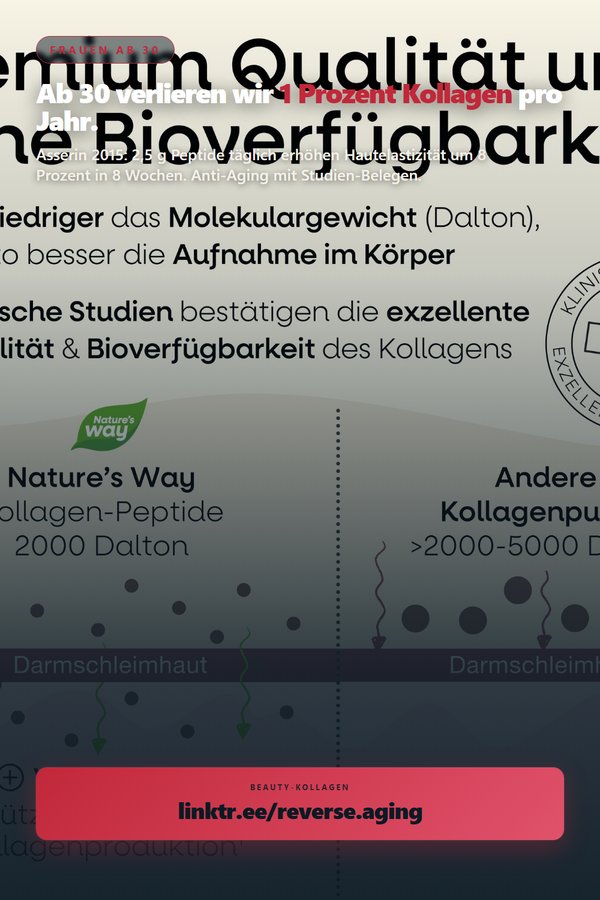 Pin: Kollagen ab 30 Hautelastizität